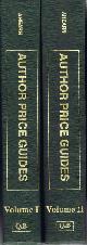 0961049499 AHEARN, ALLEN; PATRICIA AHEARN, Author Price Guides: Two Volumes (Complete)