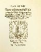 PARACELSUS, Theophrastus (Bombast von Hohenheim (1493-1541):, Vom Ursprung und herkommen des Bads Pfeffers in Oberschweitz gelegen / auch seiner Tugend / Krafft und Würckung / Regiment und ordnung... Basel, Samuel Apiarius, 1576. (Faksimile).