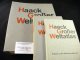 ATLANTEN.-  HAACK GROSSER WELTATLAS.-, Hrsg. von Rudolf Habel, Helmut Langer, Werner Keller, Horst Peuckert , Heinrich Teubert, Kurt Witthauer, Manfred Löschau u.a. Dabei: Register + Register zu den Erweiterungskarten.