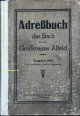 ALFELD.-  ADRESSBUCH DER STADT UND dES GROSSKREISDES ALFELD 1934.-, Nebst Einwohner-Verzeichnis der benachbarten Ortschaften.