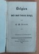 ARNDT, Ernst Moritz:, Belgien und was daran hangt.