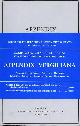 --, Appendix Vergiliana.