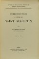 AUGUSTINUS, AURELIUS, GILSON, É., Introduction a l\'étude de Saint Augustin.