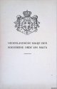 -, Nederlandsche Balije der Souvereine Orde van Malta in het Malthezer Ridderhuis te Utrecht, 1 januari 1921