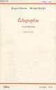 2718604808 Derrida Jacques & Stiegler Bernard, Echographies de la télévision - Entretiens filmés - Collection " Débats ".