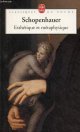 2253067296 Schopenhauer Arthur, Esthétique et métaphysique - Collection le livre de poche classiques de la philosophie n°4648.