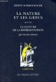 2251420509 Schrödinger Erwin, La nature et les grecs suivi de la clôture de la représentation par Michel Bitbol - Collection " l'âne d'or n°41 ".