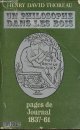 Thoreau Henry David, Un philosophe dans les bois pages de journal 1837-1861 - Collection vent d'ouest n°23.