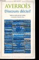 2080708716 Averroès, Discours décisif - Collection GF n°871.
