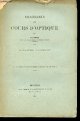 P.Duhem, Fragments d'un cours d'optique - troisième fragment - extrait des annales de la société scientifique de Bruxelles t.XX 1896 2e partie.