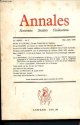 de Certeau Michel, Coumet Ernest, Gellner Ernest, Annales - Economies - Sociétés - Civilisations - N°3 - 25e année - Mai - Juin 1970 : Pouvoir politique et fonction religieuse dans l'Islam marocain, par Ernest Gellner - Sur la physiologie du cerveau ( XVII-XIXe sièles) - Pouvoir politique et fonction...