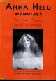 Held Anna, Mémoires - Une étoile française au ciel de l'Amérique - Edition numérotée exemplaire n°570/650.