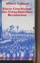 3803120233 Soboul Albert, Kurze Geschichte der Französischen Revolution - "Wagenbachs Taschenbücherei" n°23