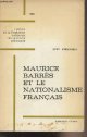Sternhell Zeev, Maurice Barrès et le nationalisme français - "Cahiers de la fondation nationale des sciences politiques" n°182