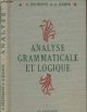 Grammont E./Hamon A., Analyse grammaticale et logique