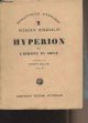 Hölderlin Frédéric, Hypérion ou l'hermite en Grèce - Tome I - "Romantiques allemands" n°2