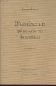 Lacan Jacques, D'un discours qui ne serait pas du semblant - Séminaire 1971