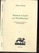 2940090742 Maître Johannes Eckhart - Fernand Brunner, Sermons et leçons sur l'Ecclésiastique - traduits du latin et commentes par Fernand Brunner - Texte etabli avec la collaboration editoriale de Alain de Libera