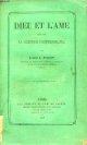 TILLOY ABBE A., DIEU ET L'AME DEVANT LA CRITIQUE CONTEMPORAINE
