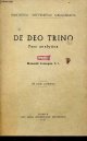 Lonergan Bernardo, De deo trino pars analytica - Pontificia Universitas Gregoriana.