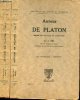 DIES A., AUTOUR DE PLATON ESSAIS DE CRITIQUE ET D'HISTOIRE- EN 2 TOMES - EN 2 VOLUMES - T1. LES VOISINAGES-SOCRATE - T2. LES DIALOGUES- ESQUISSES DOCTRINALES - COMPLET
