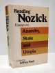 0631129 NOZICK, [Robert]. (Jeffrey Paul, edita], Reading Nozick: Essays on Anarchy, State, and Utopia /  Edited with an introduction by Jeffrey Paul