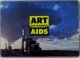 Art Against Aids on the Road. 33 (of 34) Postcards in Cardstock Foldout Box