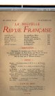 RED., La nouvelle revue Francaise - Henry Michaux - 1er octobre 1938
