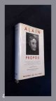 ALAIN, Propos