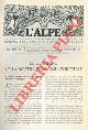 -, L\'Alpe. Rivista forestale italiana.