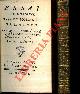 CONDILLAC Etienne Bonnot de -, Essai sur l\'origine des connoissances humaines. Ouvrage où l\'on réduit à un seul principe tout ce qui concerne l\'entendement humain.