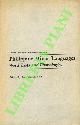 (REID Lawrence A.) -, Philippine Minor Languages: Word Lists and Phonologies