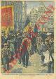 BELTRAME A. -, L'agitazione politica nel Belgio: un corteo di trecento associazioni reca al borgomastro di Bruxelles la petizione a favore del suffragio universale.