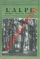 -, L'Alpe. Rivista forestale italiana.
