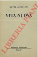 ALIGHIERI Dante -, Vita nuova.