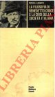 abate M. -, La filosofia di Benedetto Croce e la crisi della società italiana.