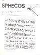 Sphecos. A Forum for Aculeate Wasp Researchers. Nos: 1-15, 17-27, 29