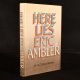 Eric Ambler, Here Lies: An Autobiography