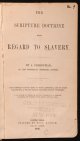 A Clergyman; [William M. Peyton], The Scripture Doctrine with Regard to Slavery