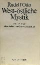9783406020391 Rudolf Otto 111307, West-östliche Mystik