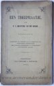 Bergh, P. T. Helvetius van den., [History The Hague, Scheveningen, Theatre Play] Een Theepraatje, uitgegeven ten voordeele van de vereeniging tot voortdurende ondersteuning der nagelaten betrekkingen van verongelukte scheveningsche visschers, tweede druk, Van Weelden & Mingelen, s Gravenhage, 1868, 69 pp.