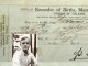 Capote, Truman, Truman Capote\'s Original Birth Certificate. [ in Cold Blood, Breakfast at Tiffany\'s. A Christmas Memory]
