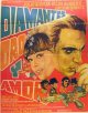 Dirección: Juan Manuel Torres. Con Julio Aleman, Hilda Aguirre, Hector Suarez, Diamantes, Oro, Y Amor [Movie Poster]. (Cartel de la Película)