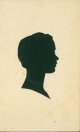 Wisdom at Woolworth's (London), Portrait Sketch or Silhouette. Post Card Woodcut