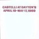 Dayton's Gallery 12, Castelli at Dayton's. Apr. 19 - May. 17, 1969